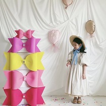 Custom INS Style Bow Party Decoration Stage Background Baby Birthday Gift Photography Prop Baby Butterfly