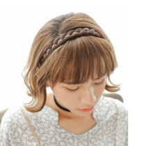 Air bangs fake bangs bangs invisible oblique bangs fake bangs hair hoops braids