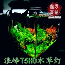 Wave Peak Aquatic Grass Lamp T5ho Light Rack Fish Tank Lamp Panel Long Peak T5 Lamp 4 Lamp Tube 60cm 900mm Double Tube Centimeter