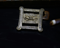 13-14 Century Qinglima bronze diamond pestle with book buckle Titian material Lei Tito A treasured grade