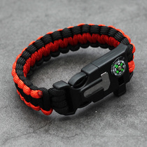 Umbrella rope bracelet survival bracelet multifunctional five-in-one multifunctional outdoor umbrella rope camping adventure Seven-core lifeline