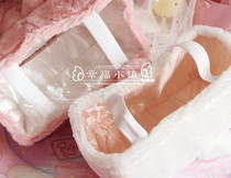 Cute Plush Balls Ball Rabbit Ear Tissue Sleeve Soft Girl Room Decoration Pink Paper Box Tissue Box