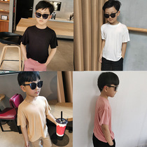 Boy short sleeve T-shirt 2020 Summer new childrens clothing mask t for children Korean version of childrens blouses