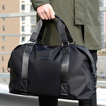 Hong Kong Tide Card Men Waterproof Travel Bag Large Capacity Handbag Fashion Single Shoulder Slanted Satchel Gym Bag