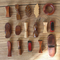 Japanese style and style special log chopsticks rack solid wood chopsticks leaves small fish shape chopsticks Chopsticks pillow chopsticks stand