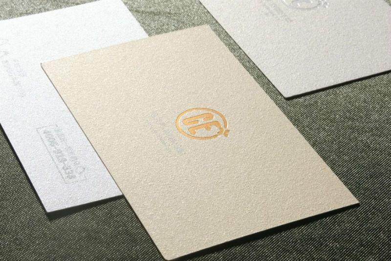 特种纸定制设计商务水晶磨砂卡印刷公司铜版名片烫金制作包邮