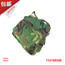 Warehouse shoulder double-layer green camping outdoor supplies universal mens and womens messenger bag