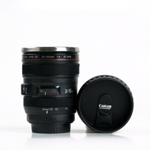 Personality creative trend portable water Cup 24-105 SLR camera lens coffee cup factory export hot sale