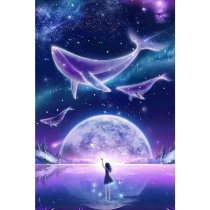 Diamond Painting Cartoon Character Diamond Show Diamond Stick Painting 2021 New Full Drill Children Post Starry Kartoon Handmade Girl