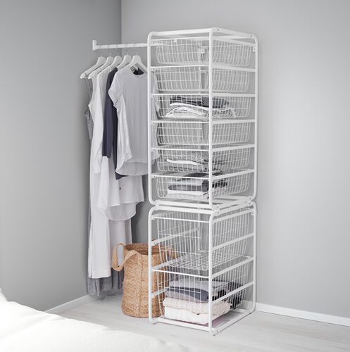 艾格特 简易衣柜组合 衣帽间架储物柜储藏室 ikea宜家国内代购_7折