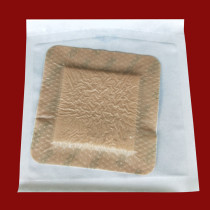 Waterproof sterilization wound protection breathable bedsore pressure sore acne patch self-adhesive silicone gel foam dressing 10 * 10CM