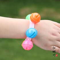 diy kindergarten plastic bracelet children dance rattle baby hand and foot Bell baby wrist Bell dance Bell