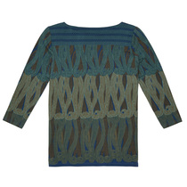 American Tourism Metropolitan Museum Cultural and Creative Commemorative Gifts Boutique French Hair Roll Pattern T-shirt