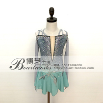 Boyi professional customized figure skating clothing Children adult competition performance grading skating dress A1245