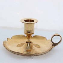 Indian imports of pure copper handmade retro candle holder for home ashtrays candle holder