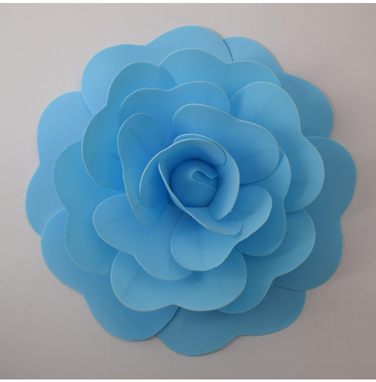 泡沫花玫瑰花手工大纸花婚庆绢花婚礼花墙背景墙商场装饰橱窗用品