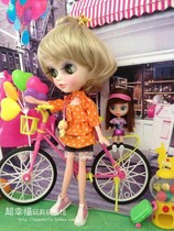 Mini bicycle toy model childrens toy small cloth Keer Tangguo doll props mini doll house pendulum