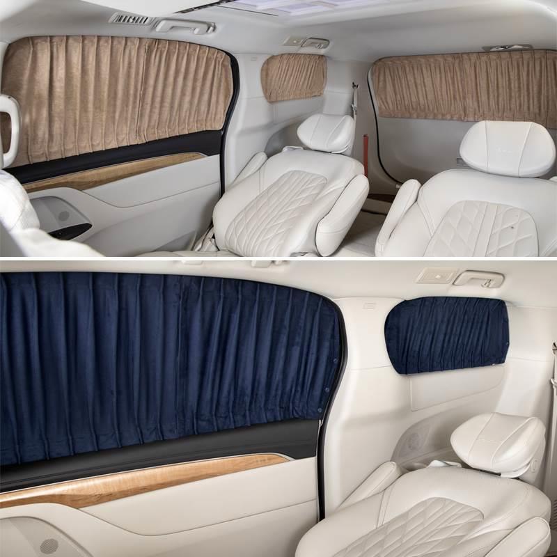 Applicable to Chuanqi GM6 modified deer velvet leather car curtain gm8 car private side window sunshade
