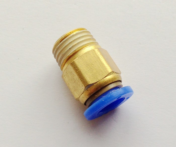 pc型外螺纹直通快插接头 气动快速接头 锁管 尼龙 pu软管接头