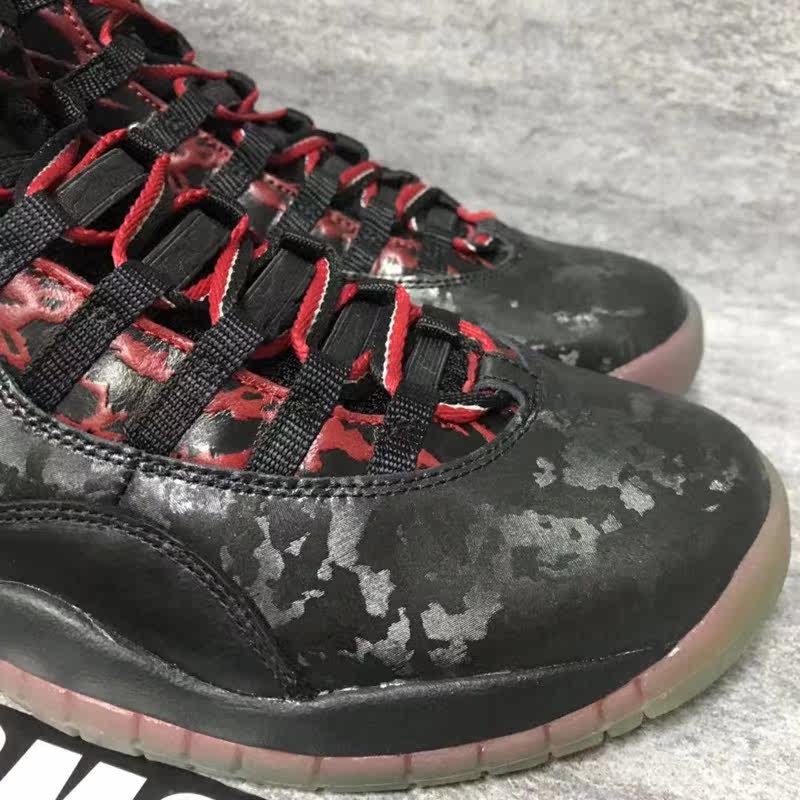 air jordan 10 db aj10 乔10 慈善 基金会 黑红篮球鞋 636214-066
