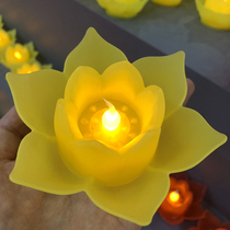 Temple Law Society Buddhist Led e-lotus lantern Buddha Former little lotus lamp for light candle for the Buddha Changming lamp home
