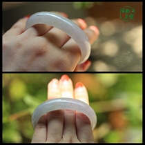 The fragrance of the imperial concubine 55 Fuya true love natural Jade A goods Old Pit Ice bottom spring belt color Noble Concubine purple bottom delicate delicate