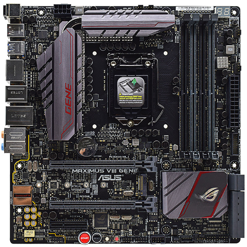 华硕maximus viii gene ranger impact hero formula alpha 主板