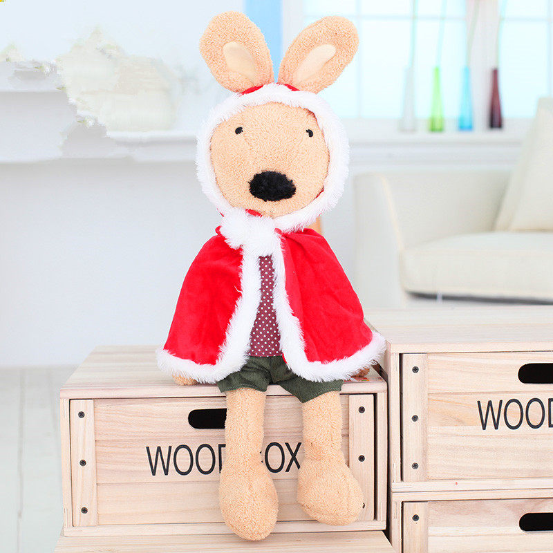 正版砂糖兔le sucre 公仔毛绒玩具乐苏克雷兔娃娃玩偶圣诞礼服女_不