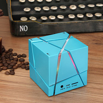 Colorful light cube QONE2 wireless Bluetooth speaker subwoofer mini plug-in card radio function is available