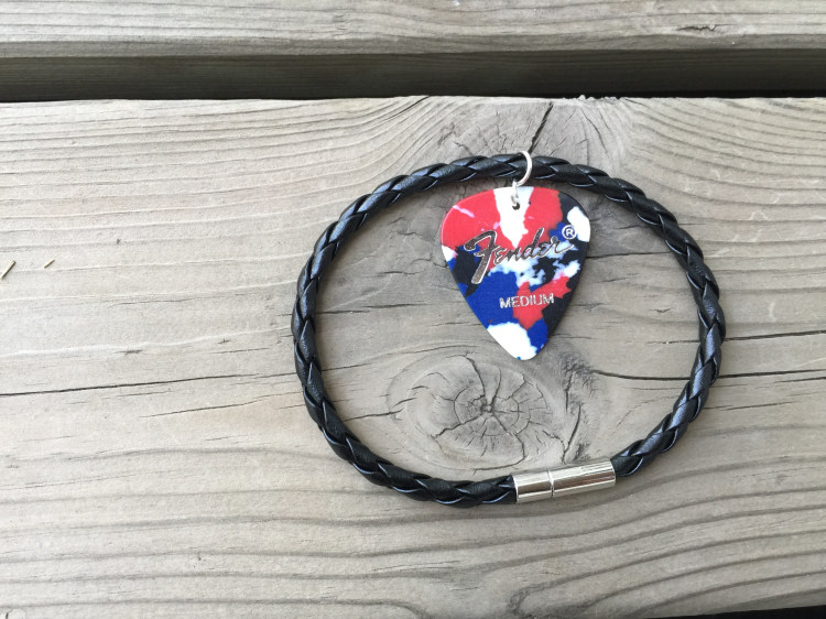 红星乐器芬达拨片手链fender民谣吉他拨片个性手链送包邮