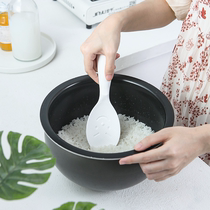 The rice spoon round handle increases the livable rice shovel white rice Scoop the rice without sticky rice cooker with rice cooker