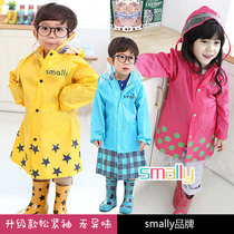 Smally childrens raincoat girls kindergarten Primary School students baby boys and girls cartoon student bag waterproof