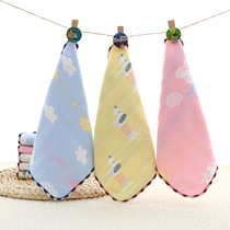 5-piece 6-layer gauze saliva towel baby towel baby baby newborn child wash face towel cotton handkerchief towel