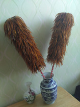 Wus Duster square feather duster rattan rod feather duster 90 cm household car dust flower arrangement bottle decoration