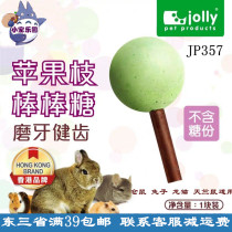 New products Jolly Zolly apple Sticks Candy Rabbit Dragon Cat Dutch Pig Hamster Mineral Grindstone JP357