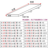 壁挂loft实木板墙上墙体搁物架