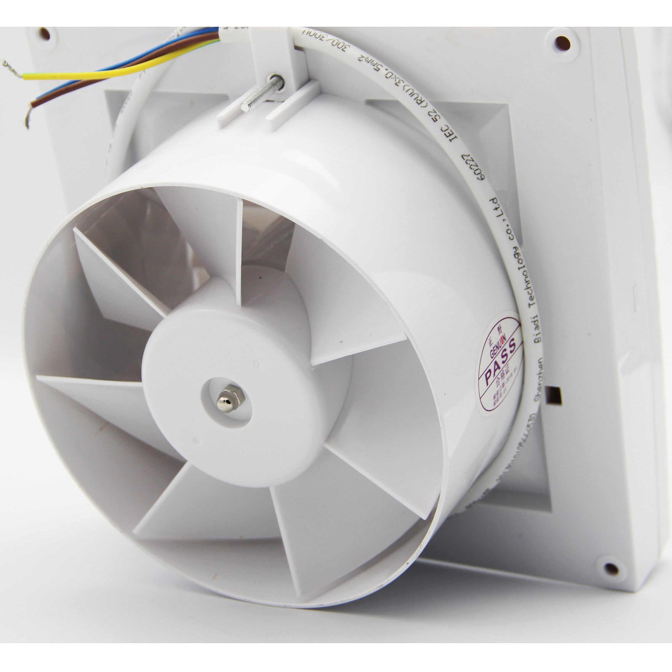 正野排气扇4寸 apc10e厨房卫生间墙壁玻璃圆形开孔橱窗式换气扇