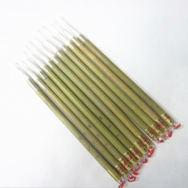 industrial paint pen green bamboo pole small and medium white cloud writing brush sheep hair student graffiti practice writing brush cheap writing brush