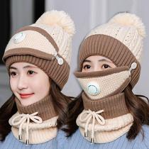 Cap Children Winter Warm Hair Wire Cap Garnter Thickened Lady Bike Windproof Ear Cap Anti-Chill Protective Face Knit Cap