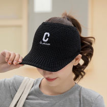 Sun Hat Womens Summer Sun Hat Bicycling Sun Visor Womens Anti-UV Shade Outdoor Air Top Running Sports Hat Woman