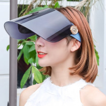 Summer anti-UV sun hat Ladies in summer bicycling sunscreen sunscreen hat lovers electric car empty tophat