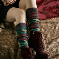 New socks in Europe and America South Korean heaps of socks Sox socks Boots Sleeves boots Boots Socks Cylinder Womens Autumn Winter Warm Kneecap