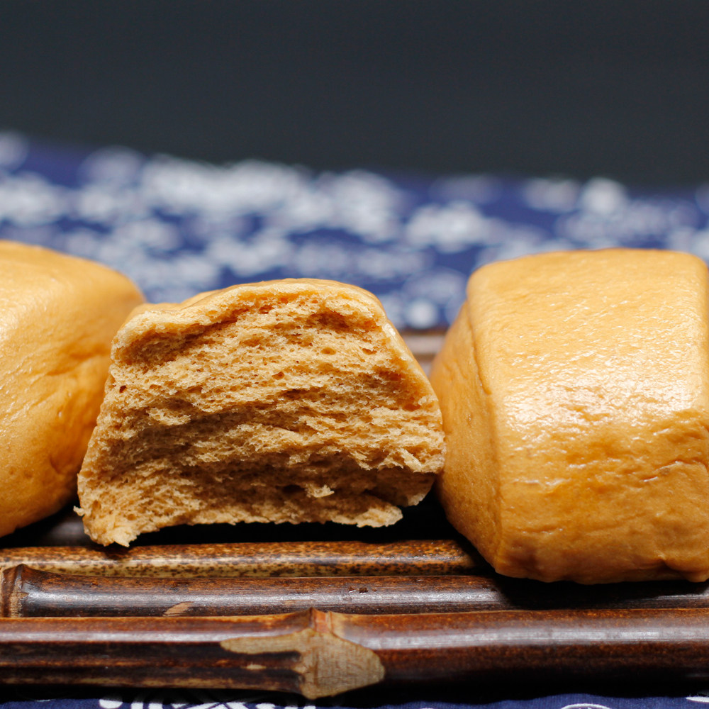 宁波特产象山正宗大塘红麦糕 红糖馒头粗粮红馒头 手工刀切糕点