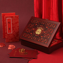 Newly married gifts to newlyweds marriage certificate box collection certificate collection handwritten marriage registration honey practical