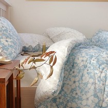 Aika love home Korean hibiscus flower double-sided quilted air conditioning quilt dormitory sheets quilt spring and autumn