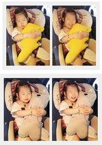 Let the Baby Love tie the seat belt Korean childrens plush toy car seat belt shoulder cover pillow