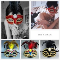 Swallowtail butterfly star face mask imitating the Presidents imitation mask Tang Dynasty makeup mask Masquerade New mask