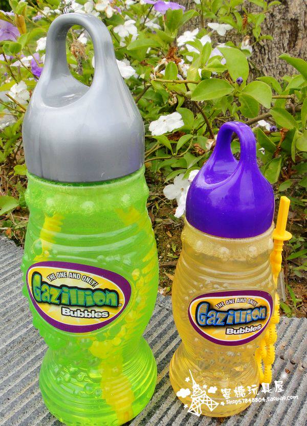 gazillion大瓶装泡泡水带吹泡泡器2款可选16盎司装可吹大泡泡
