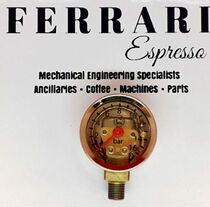 Italian imported Lavapani La Pavoni piston shaft pressure gauge 0-16 Bar-5530013