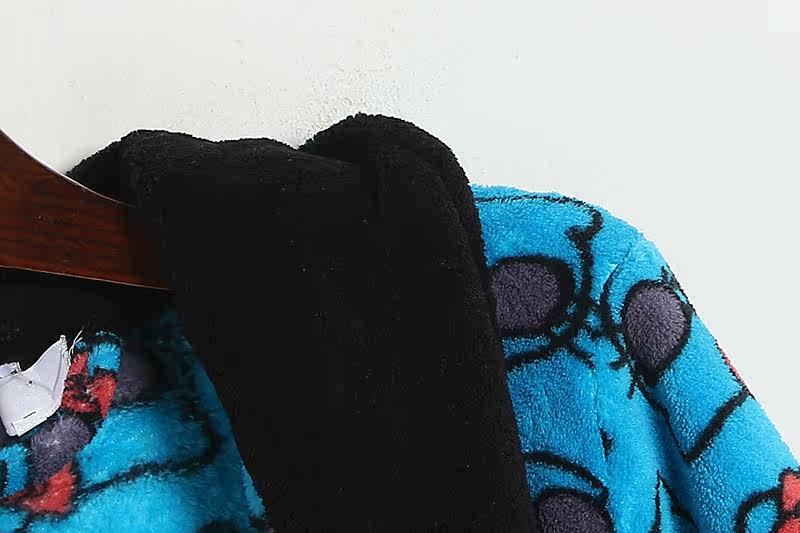 Бархатная накидка, демисезонное термобелье, пижама, комплект, эластичная талия 